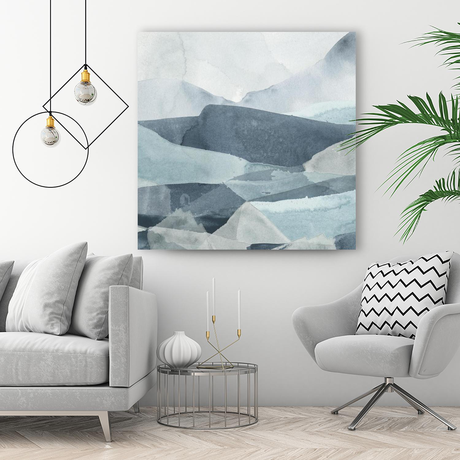 Blue Range III by June Erica Vess on GIANT ART - blue abstract