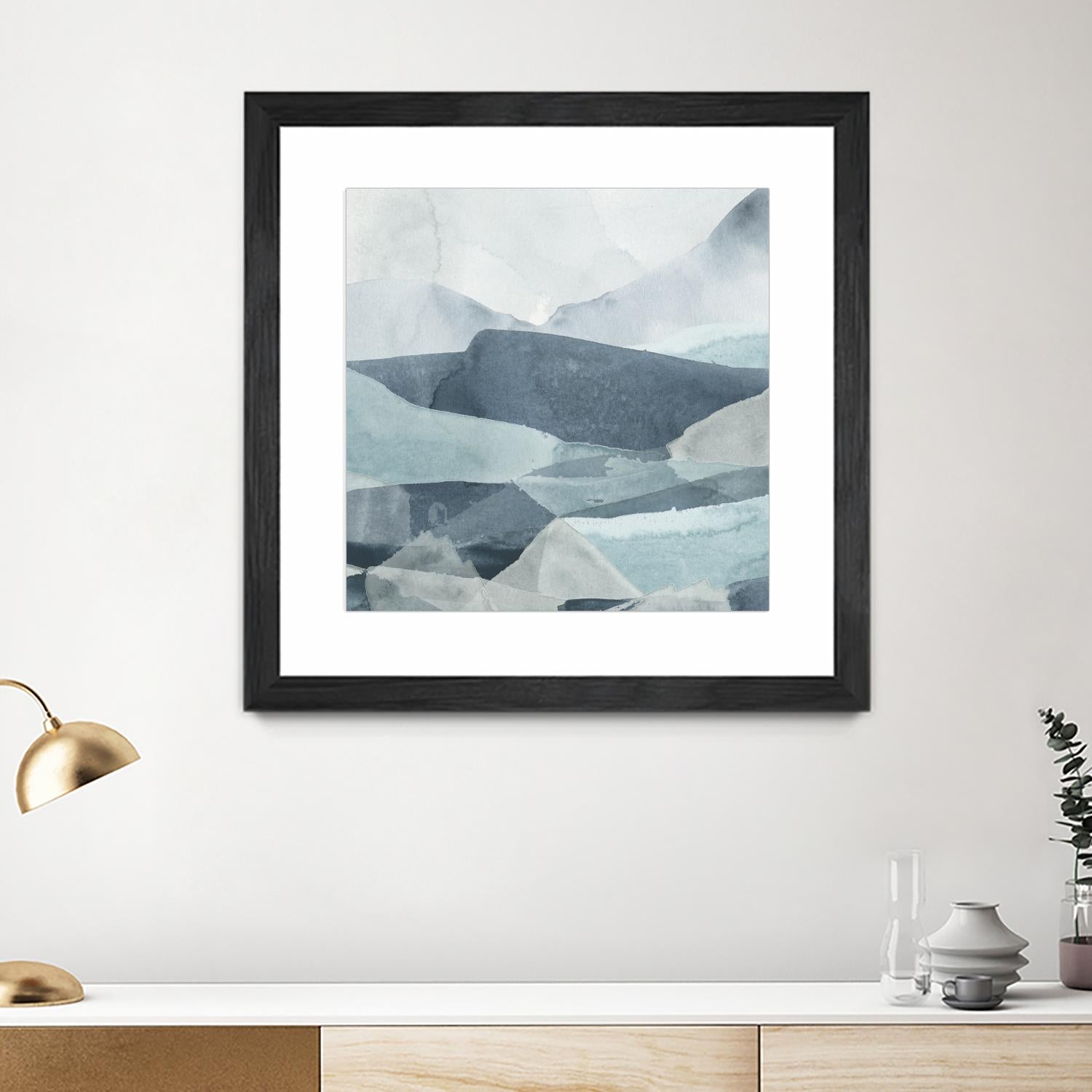 Blue Range III by June Erica Vess on GIANT ART - blue abstract