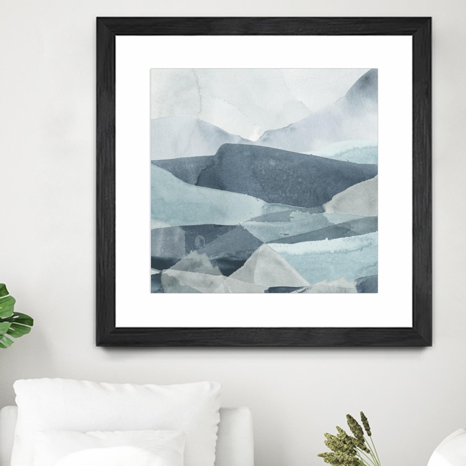 Blue Range III by June Erica Vess on GIANT ART - blue abstract