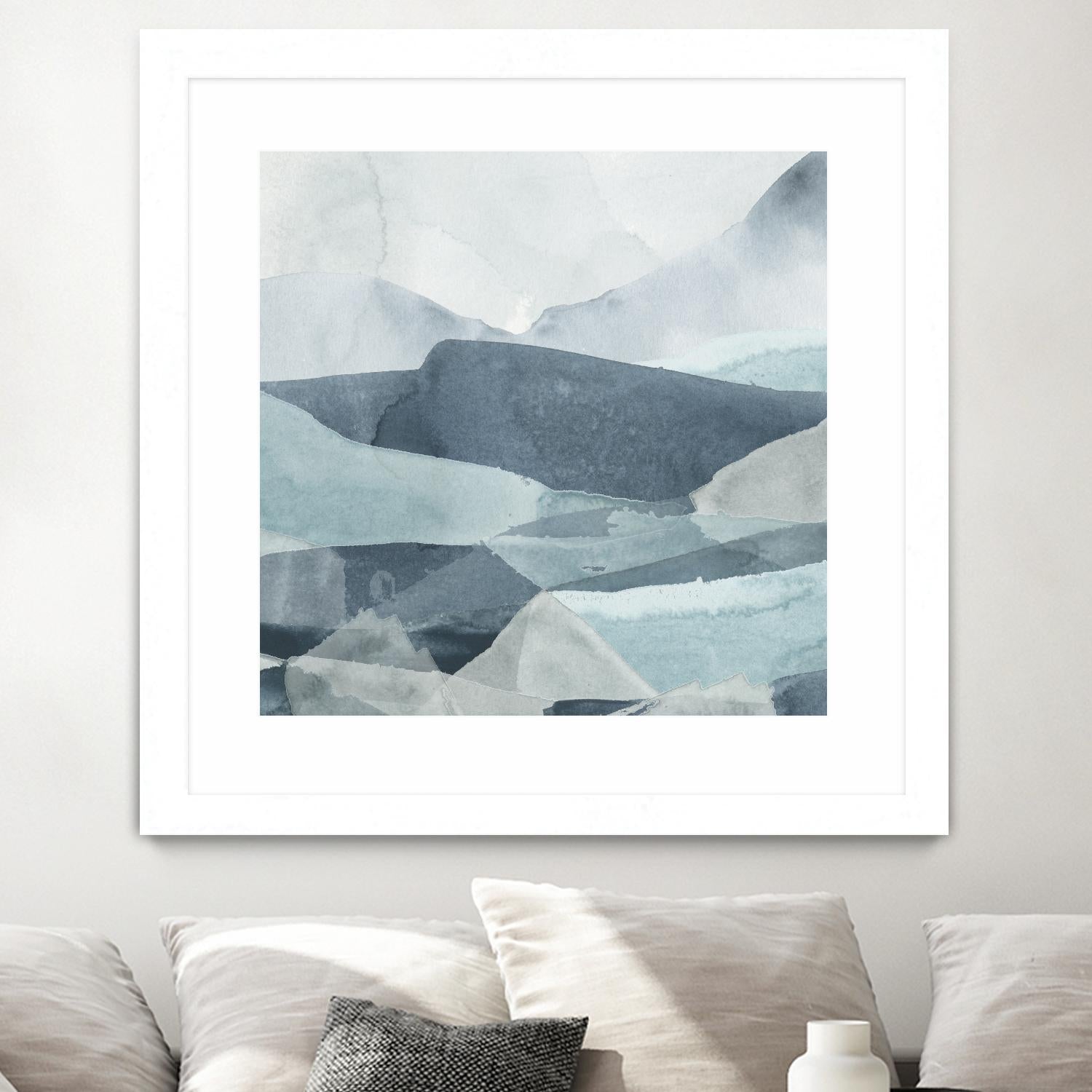 Blue Range III by June Erica Vess on GIANT ART - blue abstract