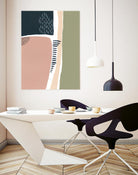 Simple Marks I by Regina Moore on GIANT ART - pastels abstract