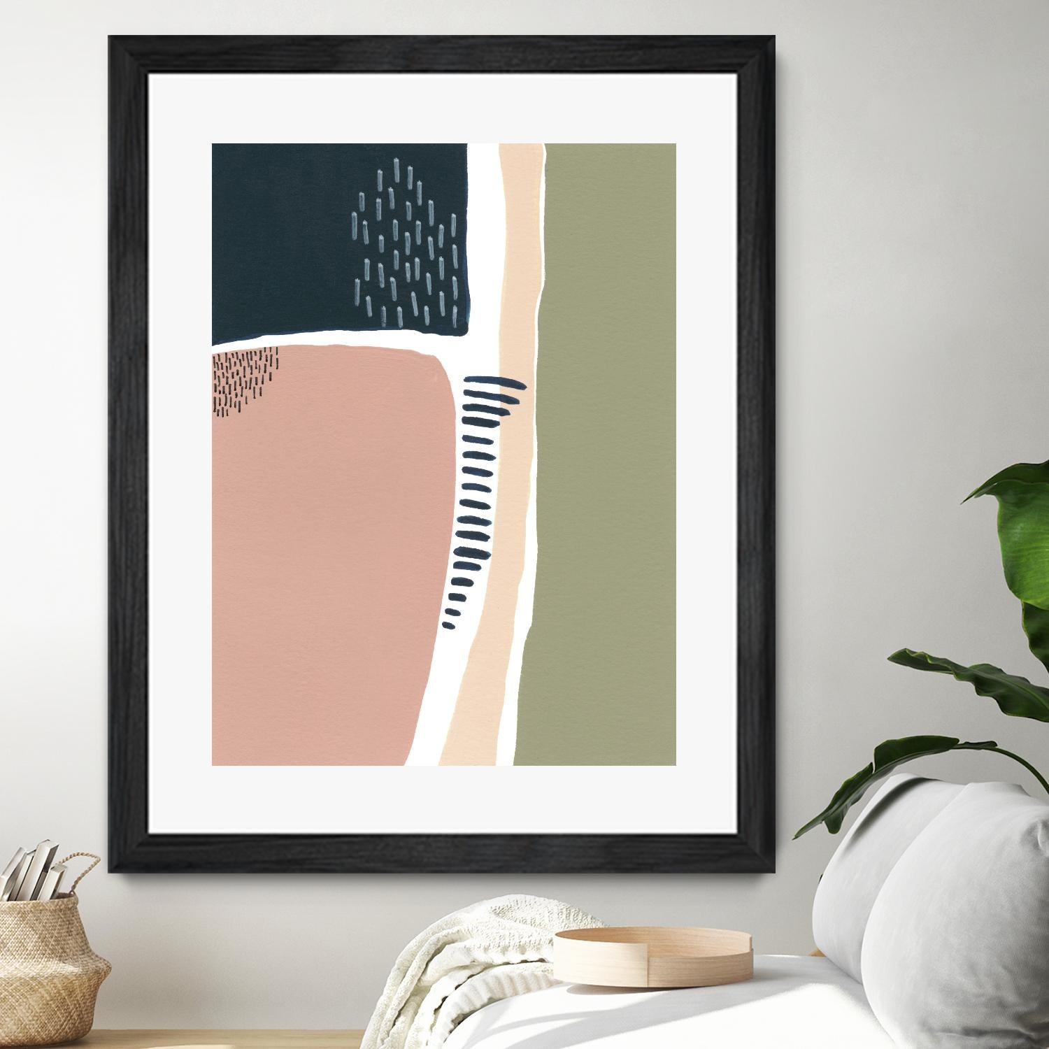 Simple Marks I by Regina Moore on GIANT ART - pastels abstract