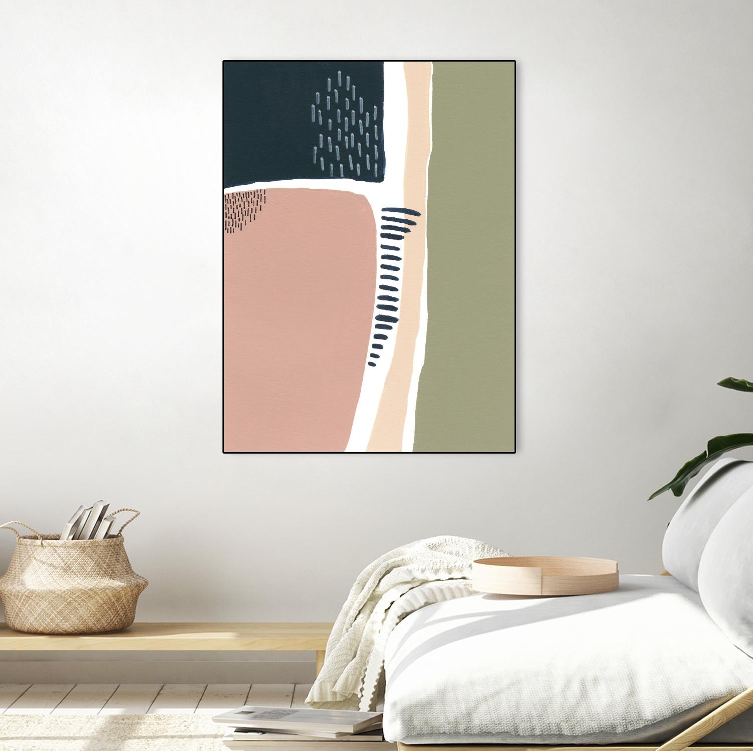 Simple Marks I by Regina Moore on GIANT ART - pastels abstract