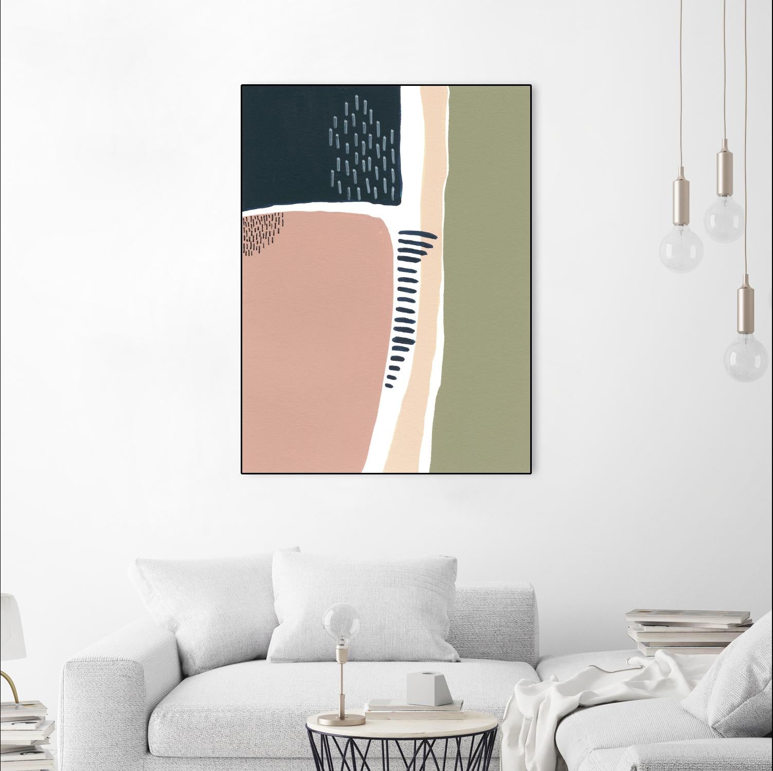 Simple Marks I by Regina Moore on GIANT ART - pastels abstract