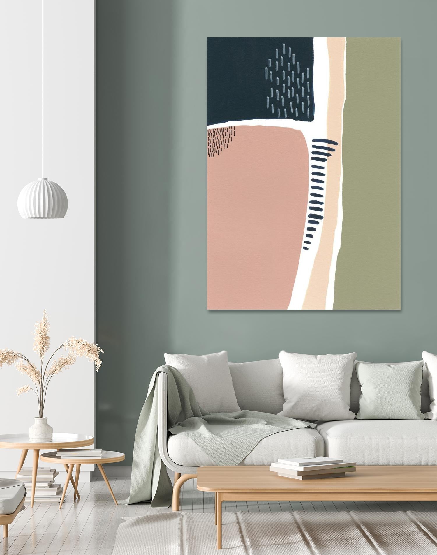 Simple Marks I by Regina Moore on GIANT ART - pastels abstract