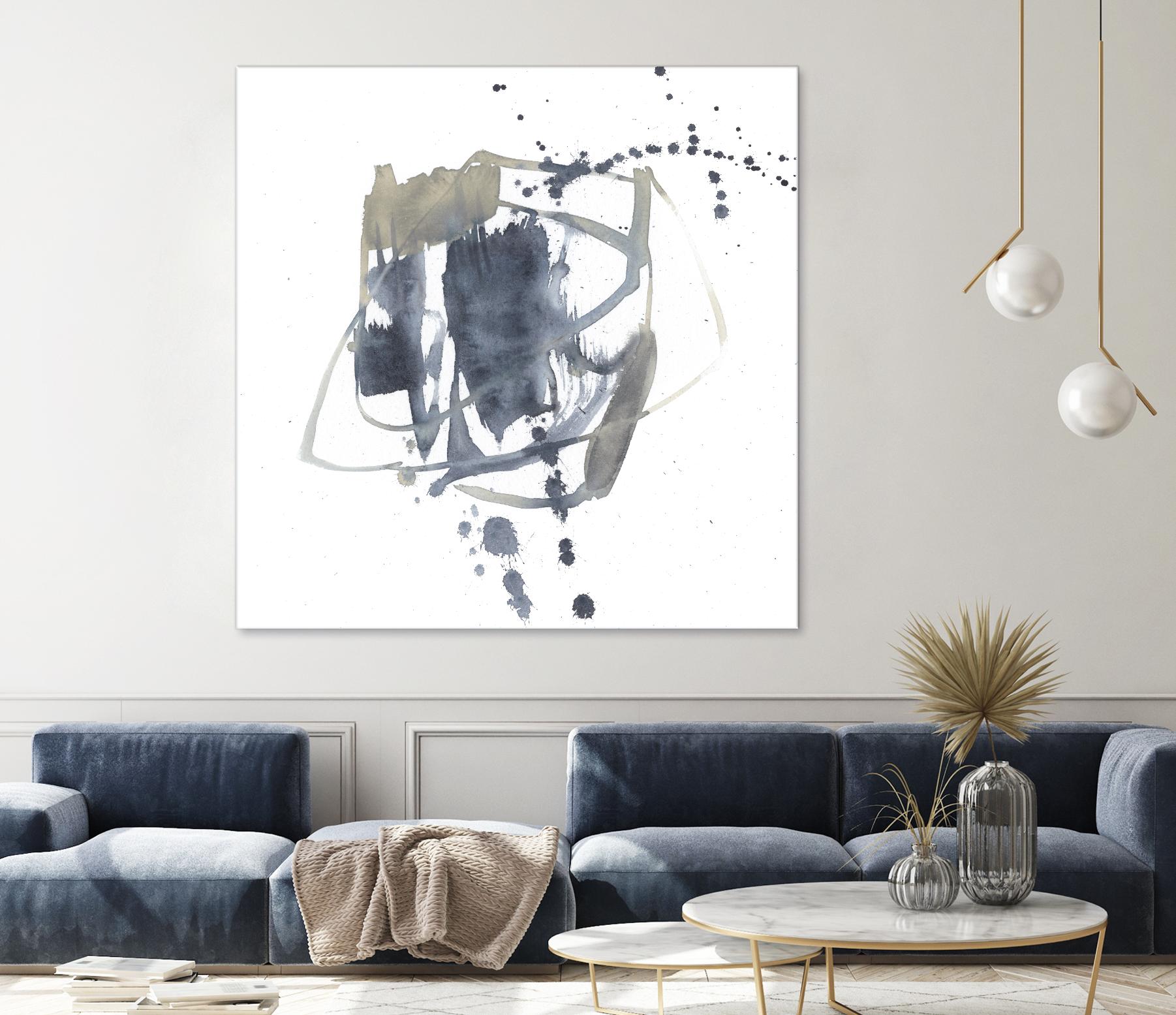 Off Center II by Jennifer Goldberger on GIANT ART - neutral abstract