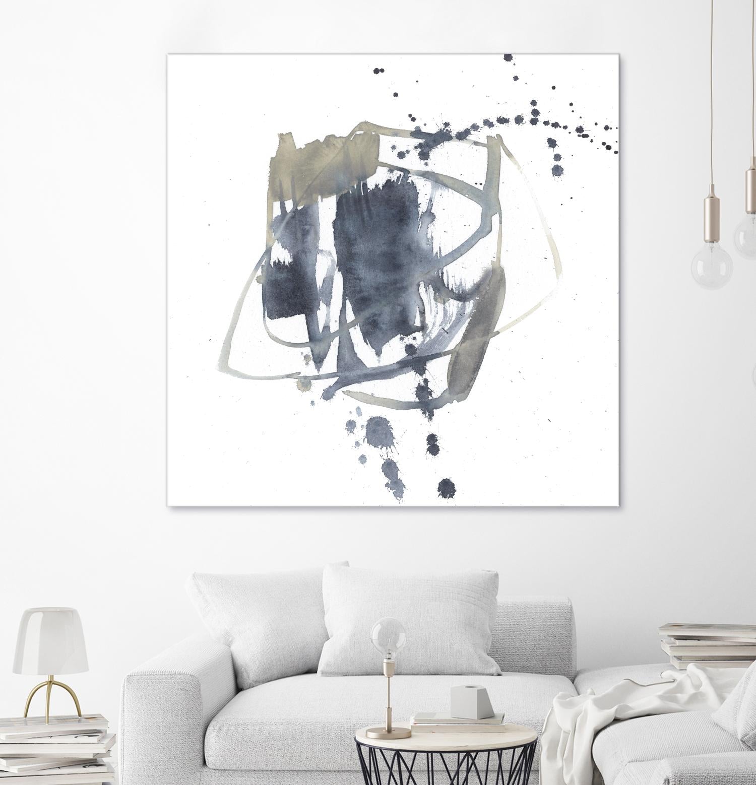 Off Center II by Jennifer Goldberger on GIANT ART - neutral abstract