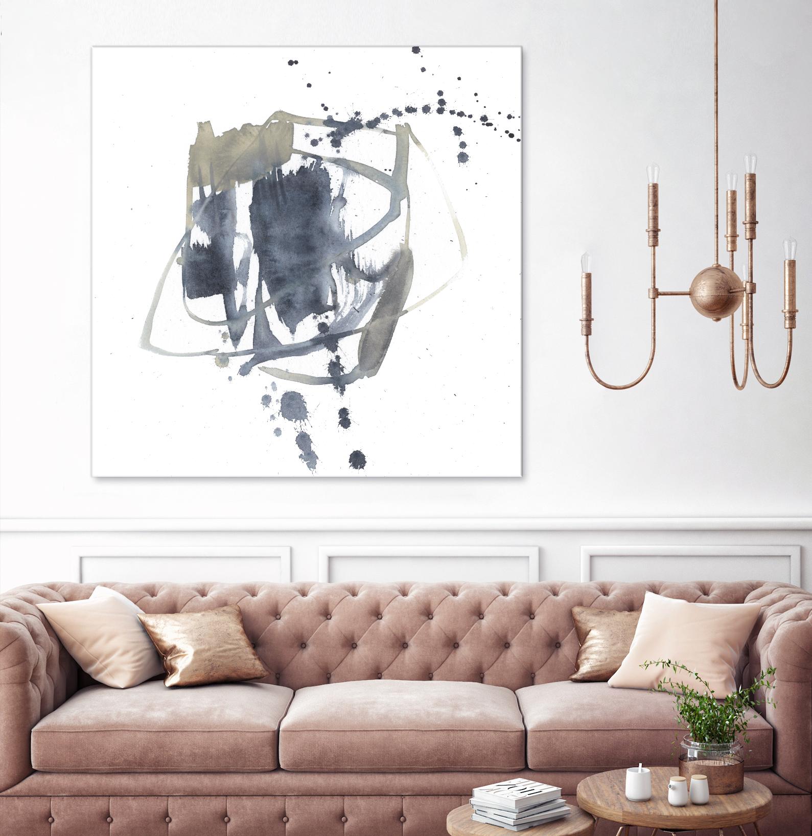 Off Center II by Jennifer Goldberger on GIANT ART - neutral abstract