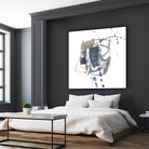 Off Center II by Jennifer Goldberger on GIANT ART - neutral abstract