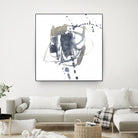 Off Center II by Jennifer Goldberger on GIANT ART - neutral abstract