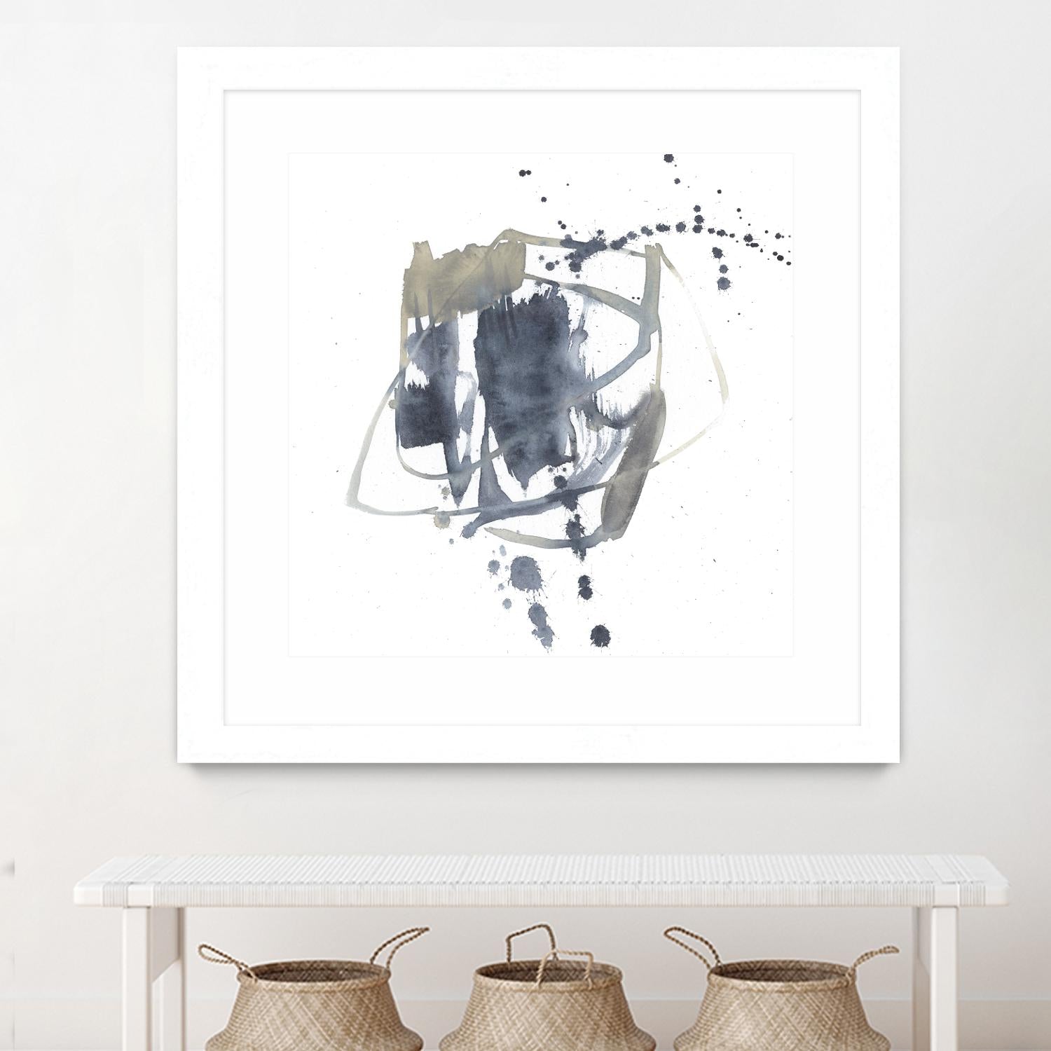 Off Center II by Jennifer Goldberger on GIANT ART - neutral abstract