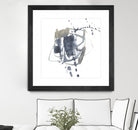 Off Center II by Jennifer Goldberger on GIANT ART - neutral abstract