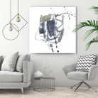 Off Center II by Jennifer Goldberger on GIANT ART - neutral abstract