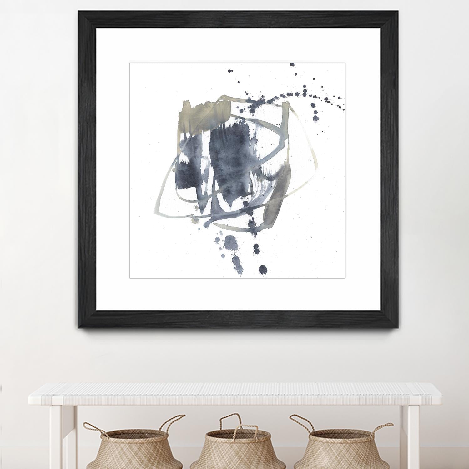 Off Center II by Jennifer Goldberger on GIANT ART - neutral abstract