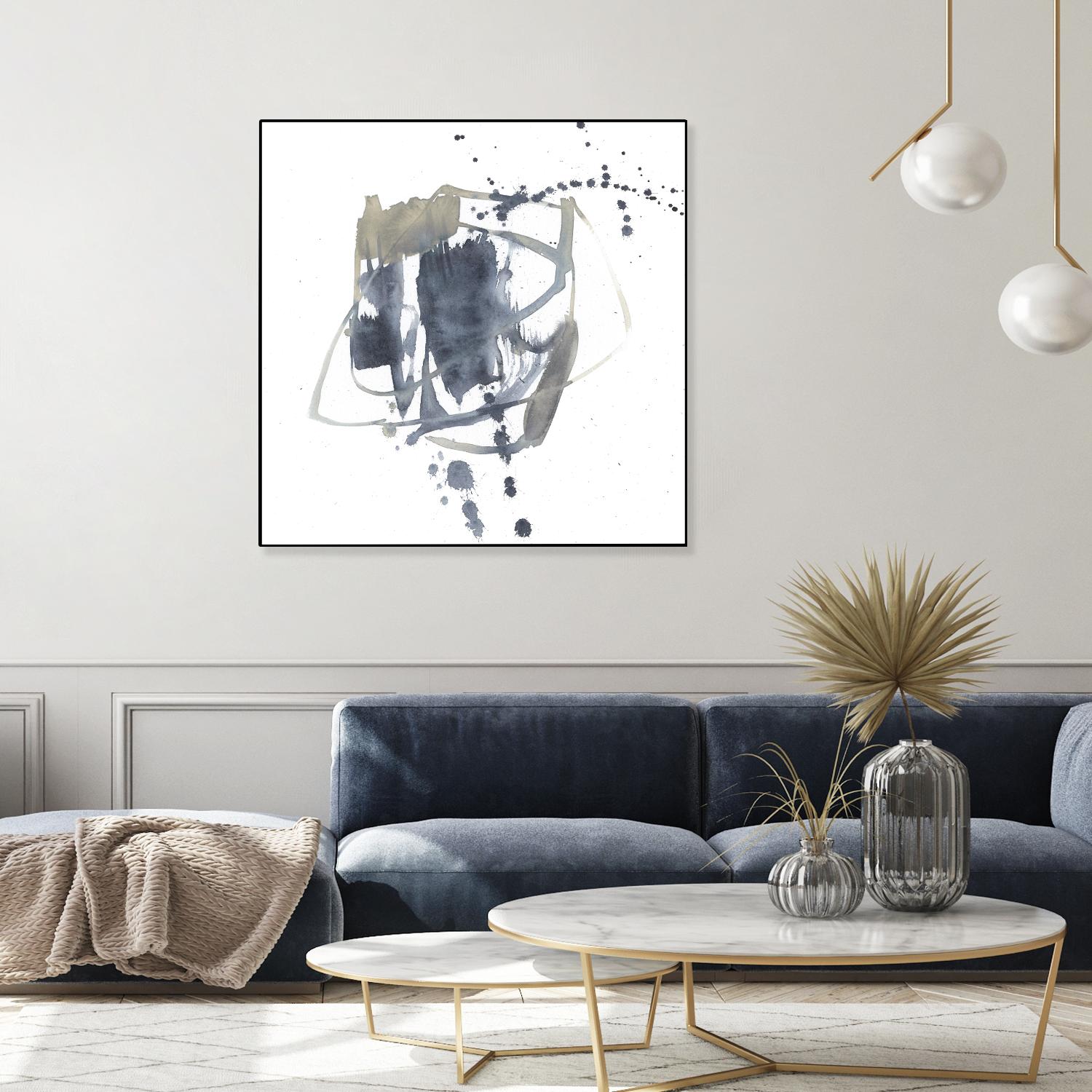 Off Center II by Jennifer Goldberger on GIANT ART - neutral abstract