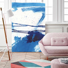 Blue Mystic I by Joyce Combs on GIANT ART - blue abstract