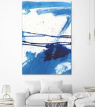 Blue Mystic I by Joyce Combs on GIANT ART - blue abstract