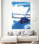 Blue Mystic I by Joyce Combs on GIANT ART - blue abstract