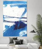 Blue Mystic I by Joyce Combs on GIANT ART - blue abstract