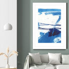 Blue Mystic I by Joyce Combs on GIANT ART - blue abstract