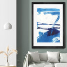 Blue Mystic I by Joyce Combs on GIANT ART - blue abstract