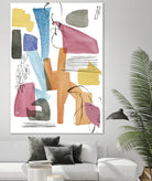 Colors of Sound I by Melissa Wang on GIANT ART - brights abstract