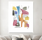 Colors of Sound I by Melissa Wang on GIANT ART - brights abstract