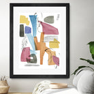 Colors of Sound I by Melissa Wang on GIANT ART - brights abstract