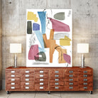 Colors of Sound I by Melissa Wang on GIANT ART - brights abstract