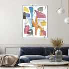 Colors of Sound I by Melissa Wang on GIANT ART - brights abstract