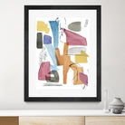 Colors of Sound I by Melissa Wang on GIANT ART - brights abstract