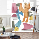 Colors of Sound II by Melissa Wang on GIANT ART - brights abstract