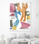 Colors of Sound II by Melissa Wang on GIANT ART - brights abstract