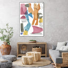 Colors of Sound II by Melissa Wang on GIANT ART - brights abstract