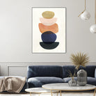 Mod Pods II by Victoria Borges on GIANT ART - blue abstract