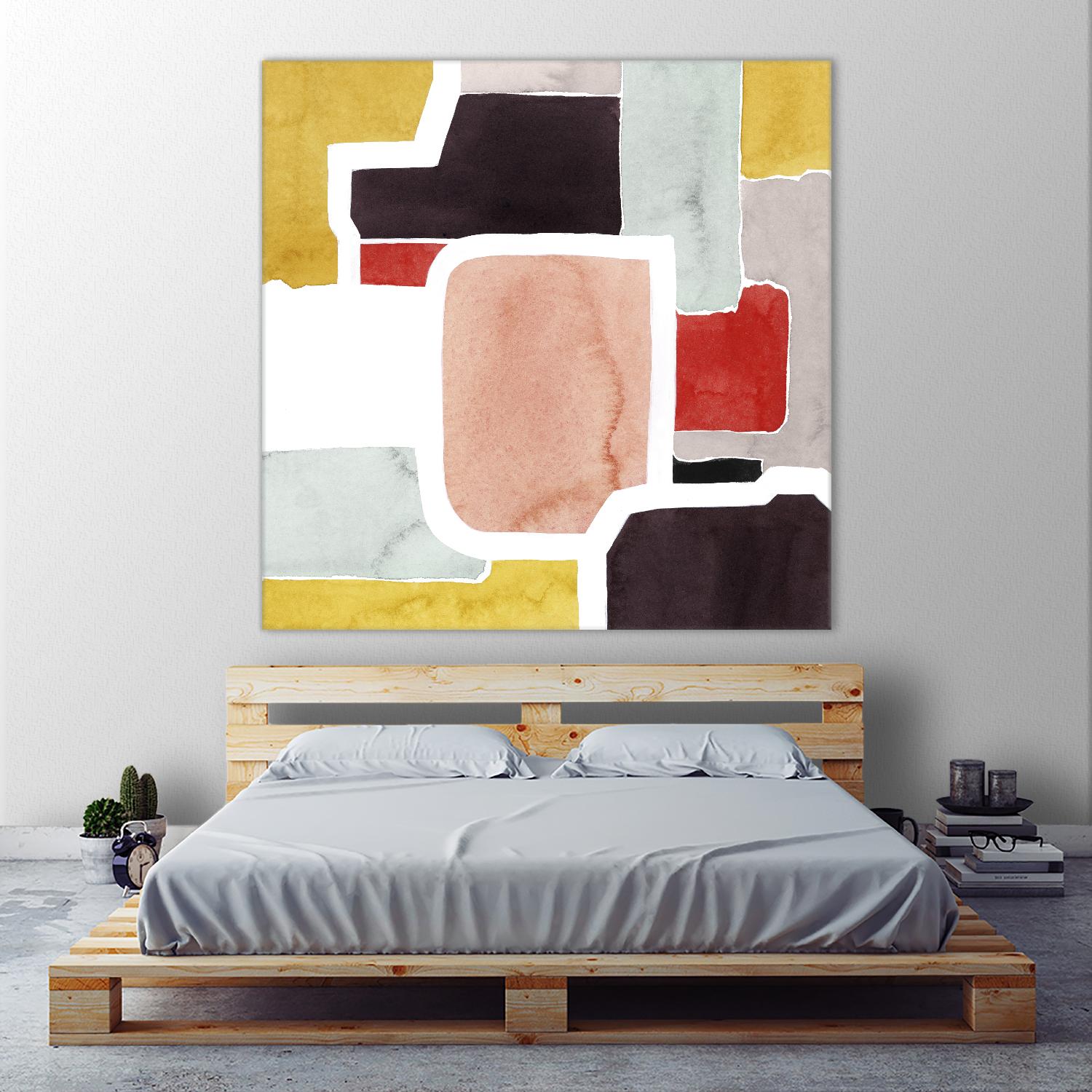 Color Blocking II by Grace Popp on GIANT ART - pastels abstract