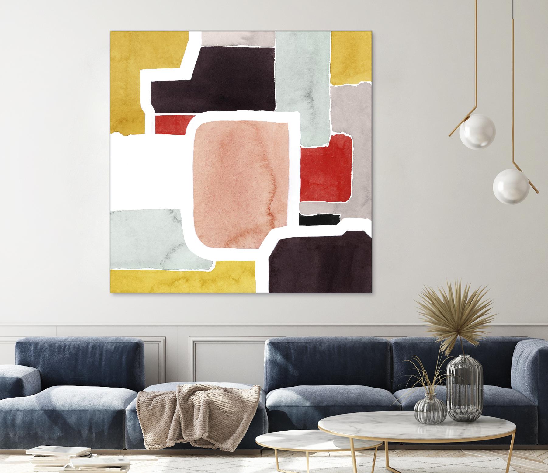 Color Blocking II by Grace Popp on GIANT ART - pastels abstract