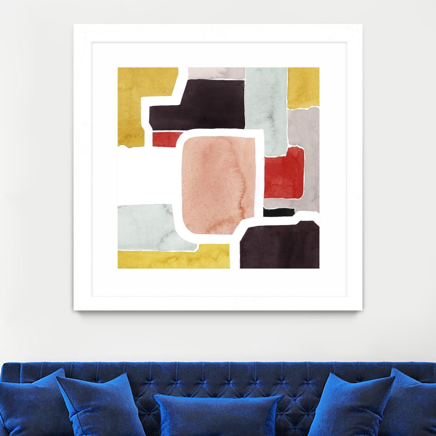 Color Blocking II by Grace Popp on GIANT ART - pastels abstract