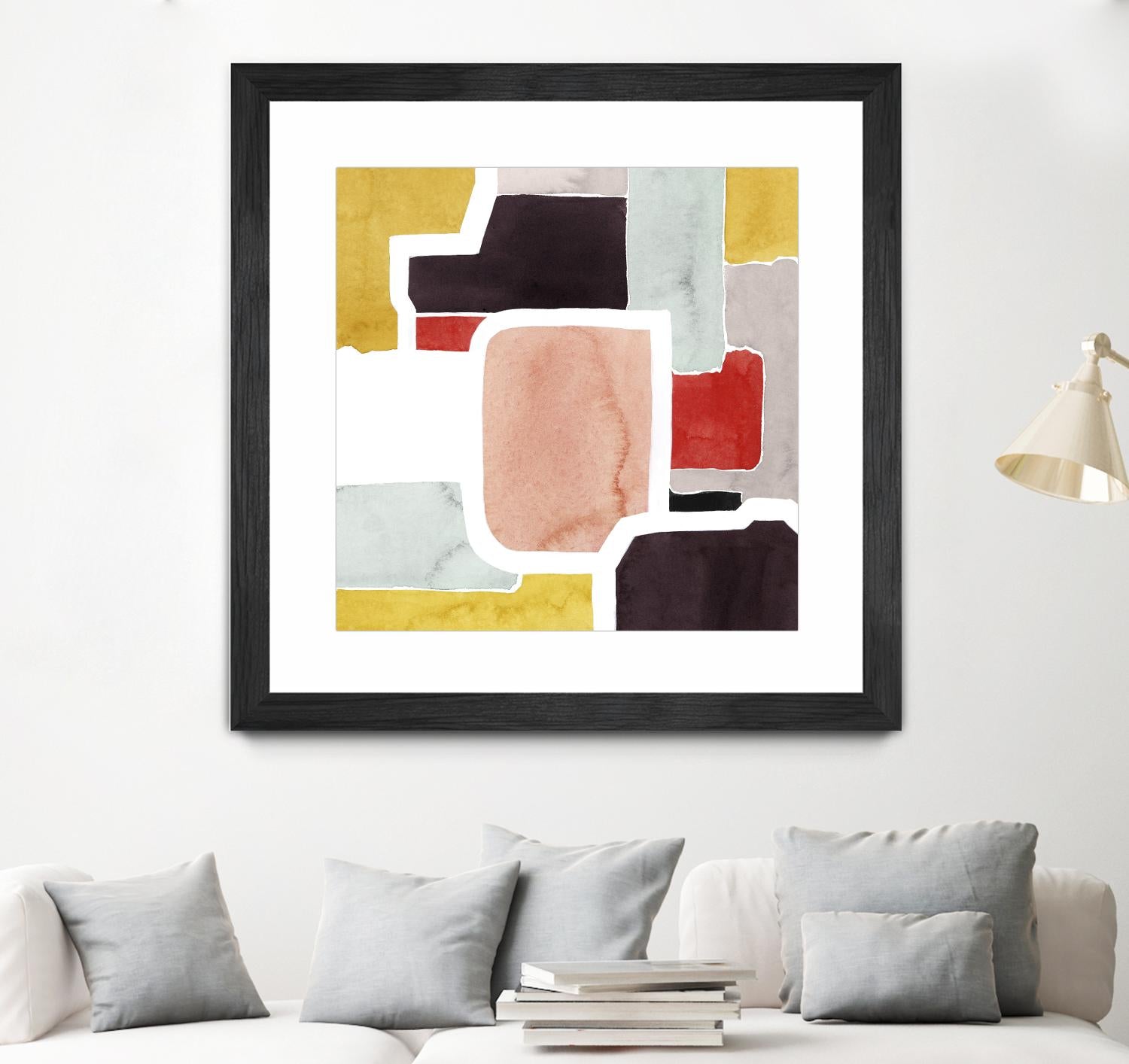 Color Blocking II by Grace Popp on GIANT ART - pastels abstract