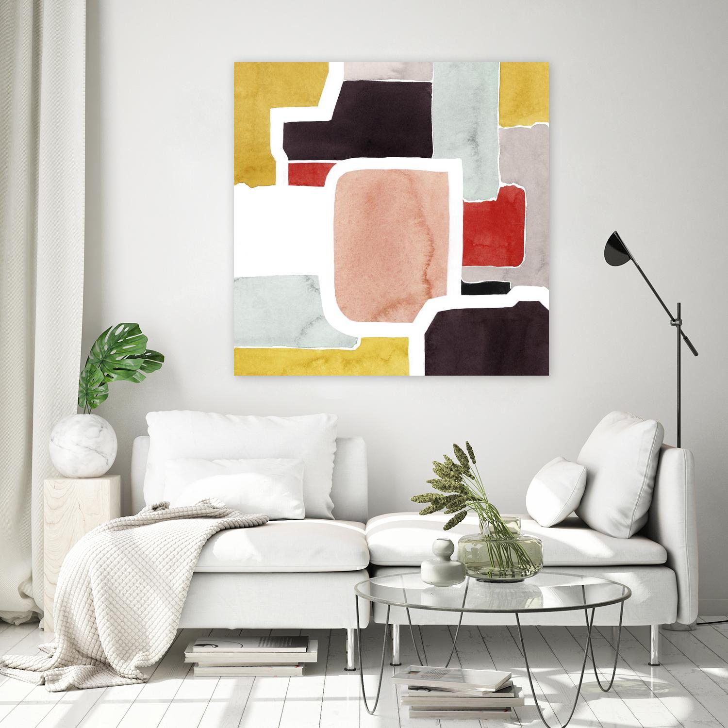 Color Blocking II by Grace Popp on GIANT ART - pastels abstract
