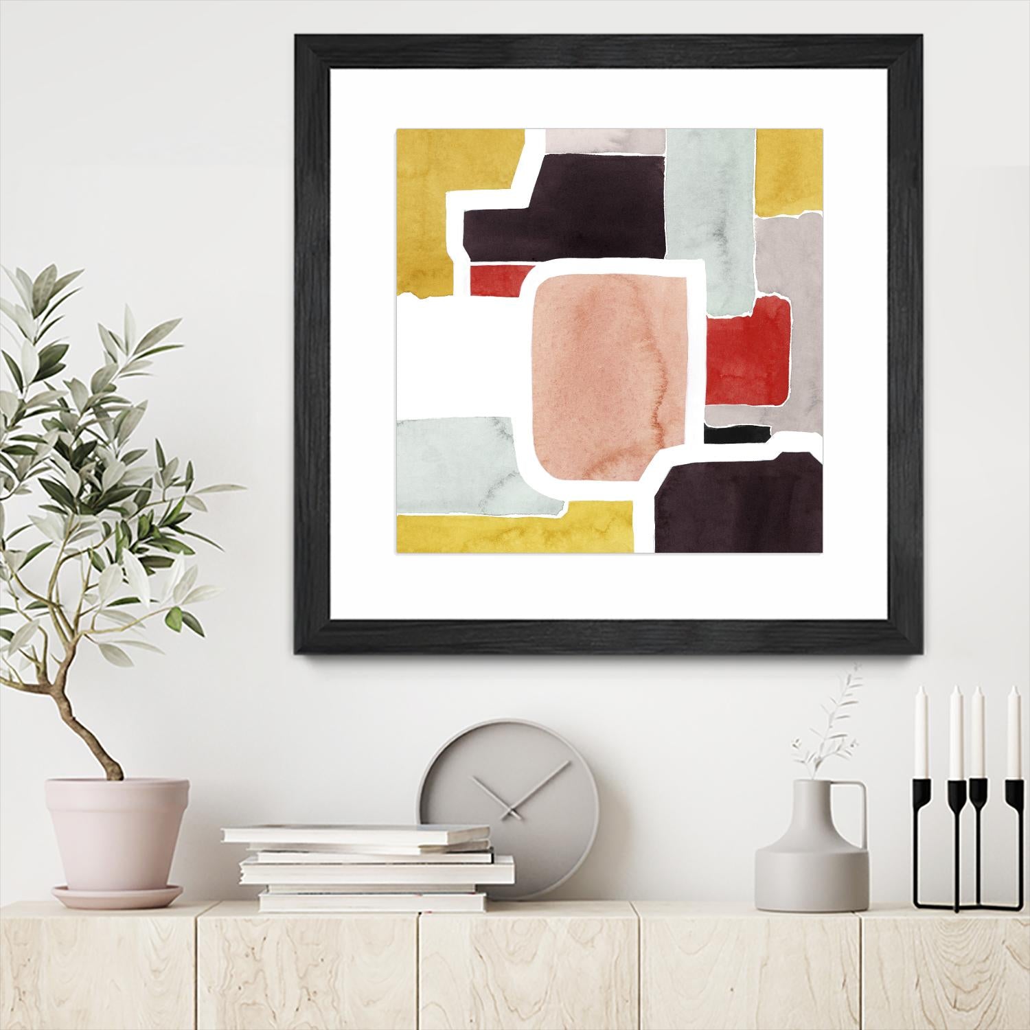 Color Blocking II by Grace Popp on GIANT ART - pastels abstract
