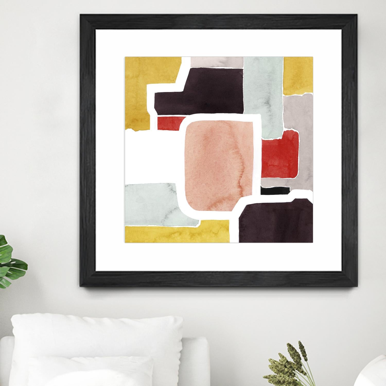 Color Blocking II by Grace Popp on GIANT ART - pastels abstract