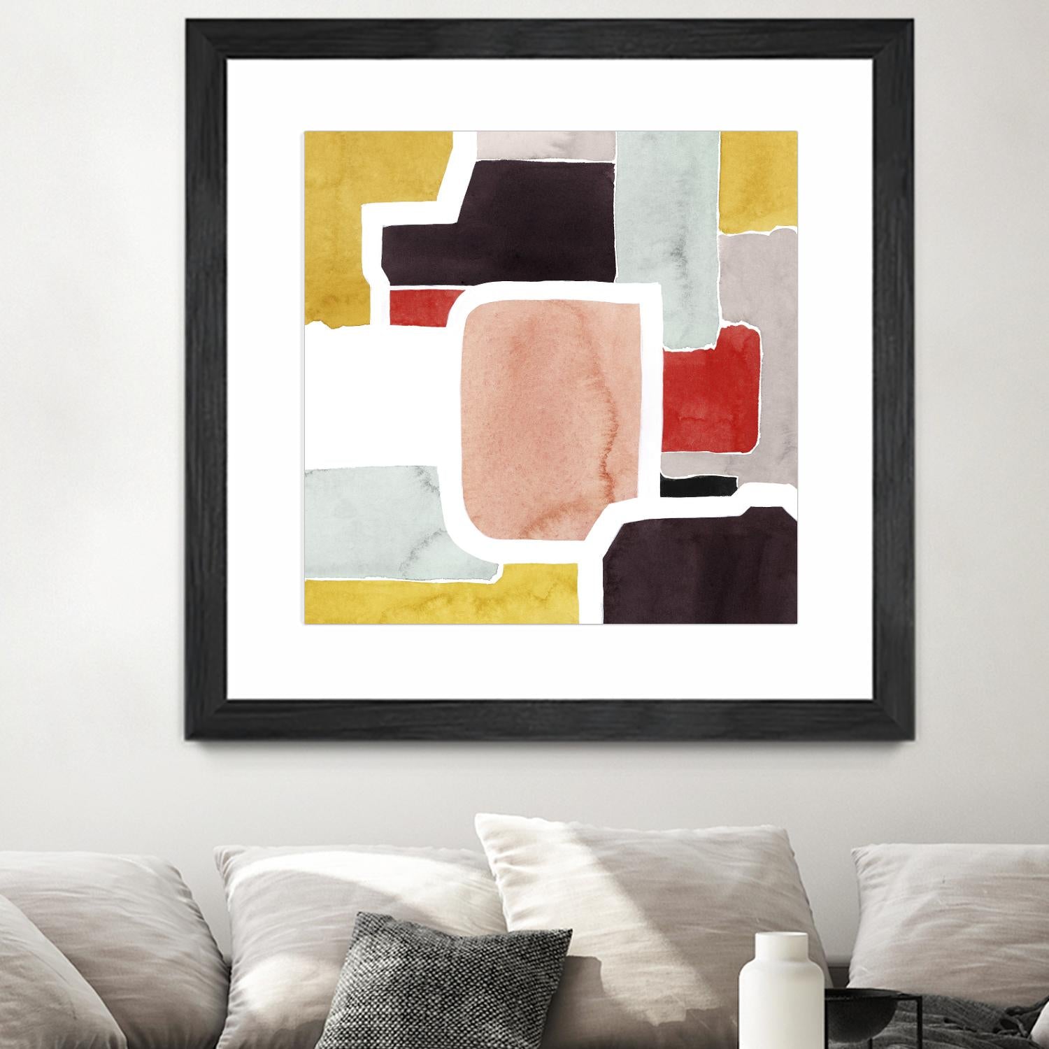 Color Blocking II by Grace Popp on GIANT ART - pastels abstract