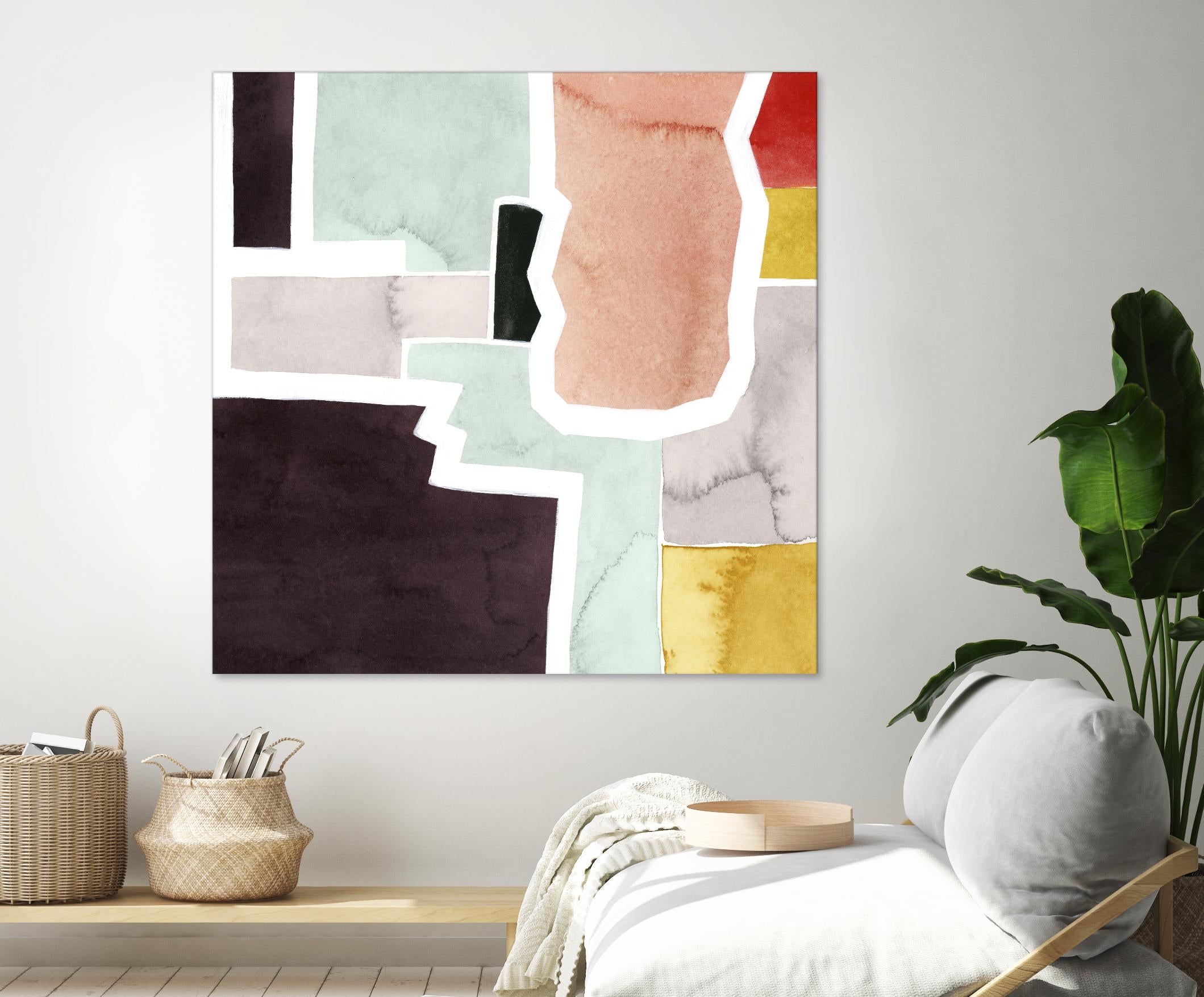 Color Blocking III by Grace Popp on GIANT ART - pastels abstract