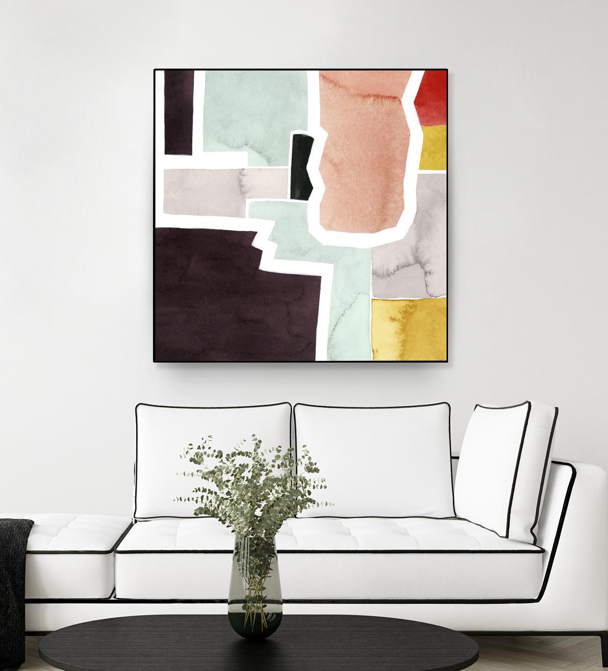 Color Blocking III by Grace Popp on GIANT ART - pastels abstract