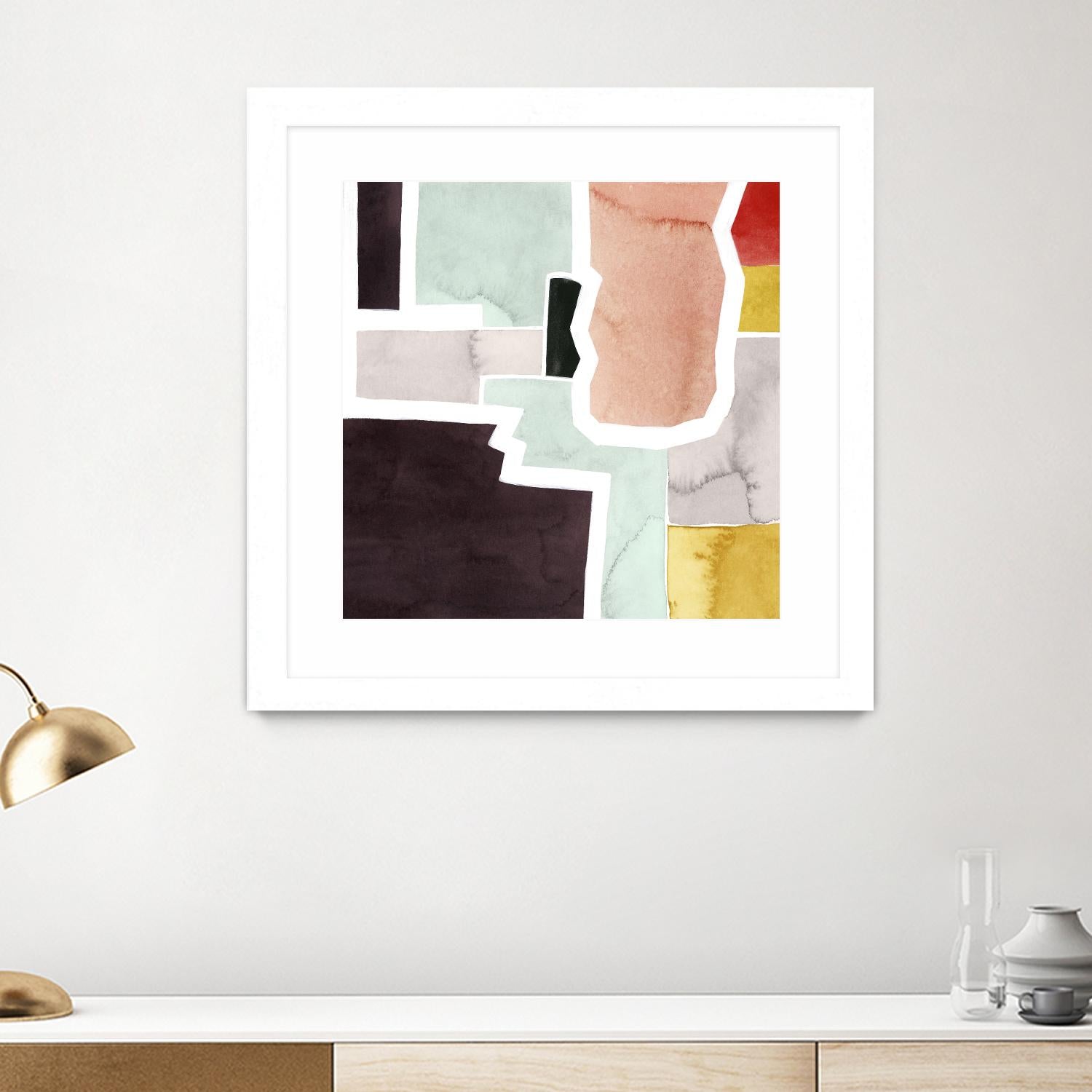 Color Blocking III by Grace Popp on GIANT ART - pastels abstract