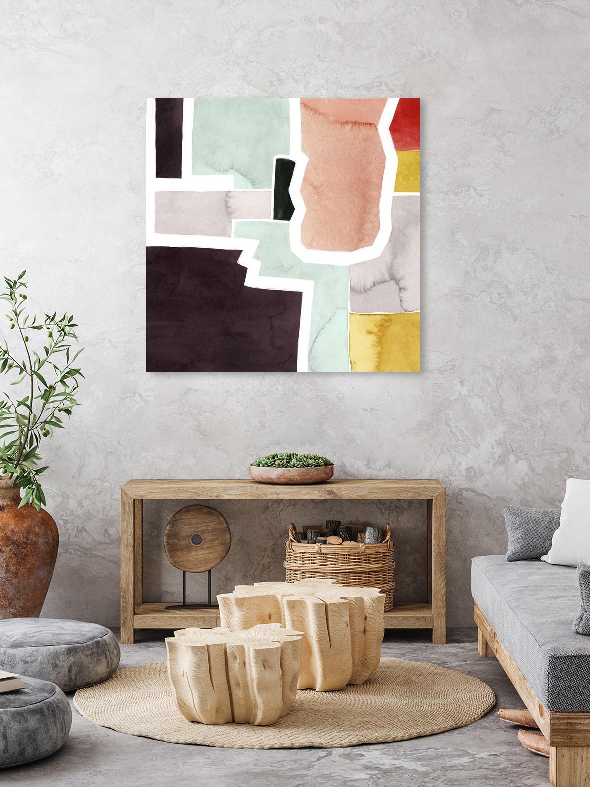 Color Blocking III by Grace Popp on GIANT ART - pastels abstract