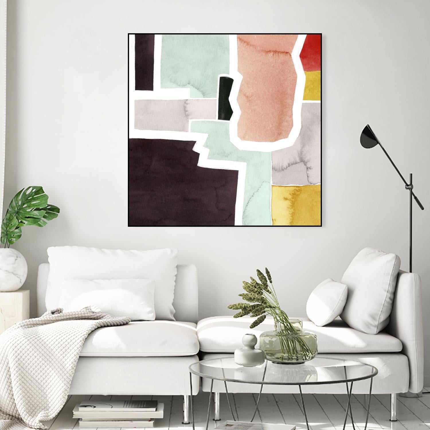 Color Blocking III by Grace Popp on GIANT ART - pastels abstract