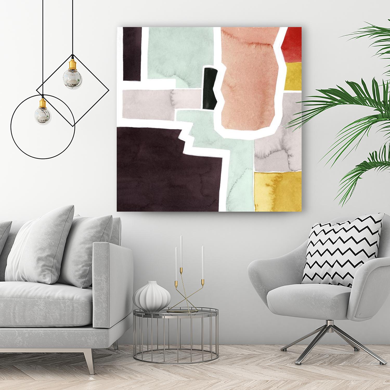 Color Blocking III by Grace Popp on GIANT ART - pastels abstract