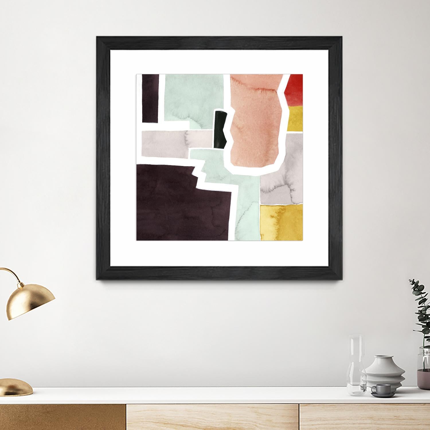 Color Blocking III by Grace Popp on GIANT ART - pastels abstract